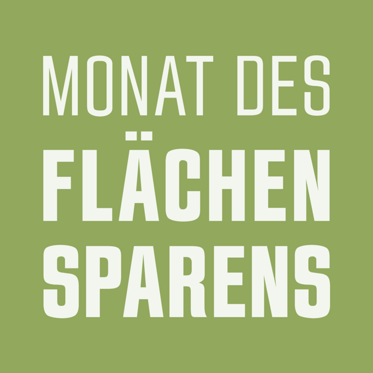Logo "Monat des Flächensparens"