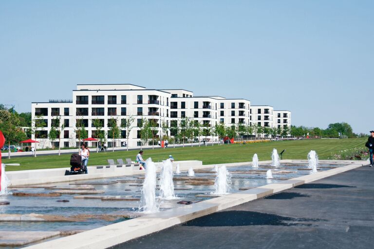Hubland -(Militärkonversion) Neuer Stadtteil mit vielfältigen Freiflächen, Würzburg