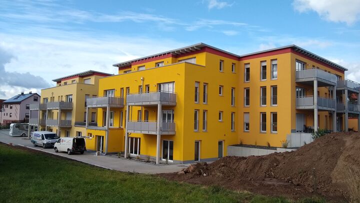 Neubau: Mietwohnungen für Seniorinnen und Senioren in Nüdlingen Foto: Anne Weiß