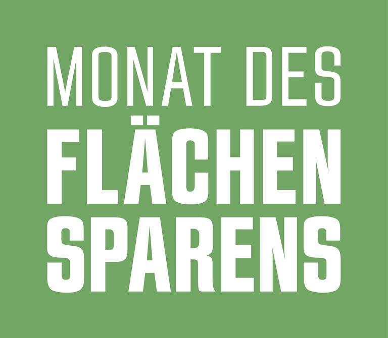 Logo "Monat des Flächensparens"